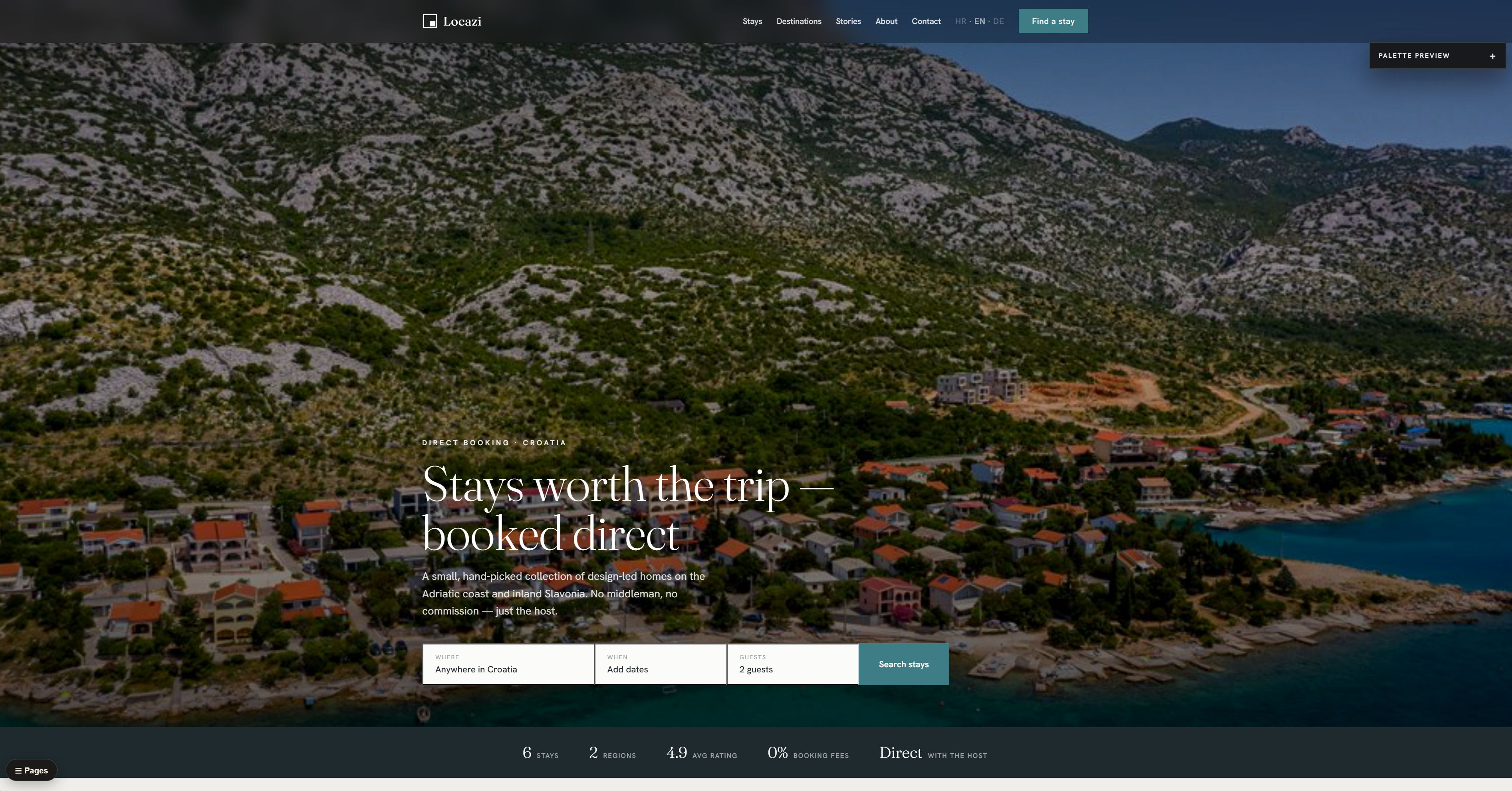 Locazi direct-booking platform